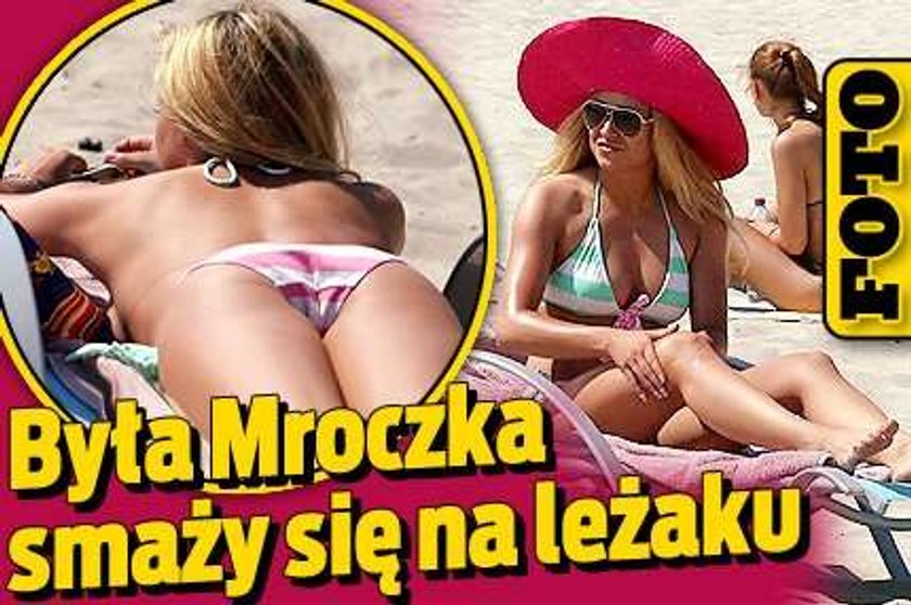 Była Mroczka smaży się na leżaku. FOTO 