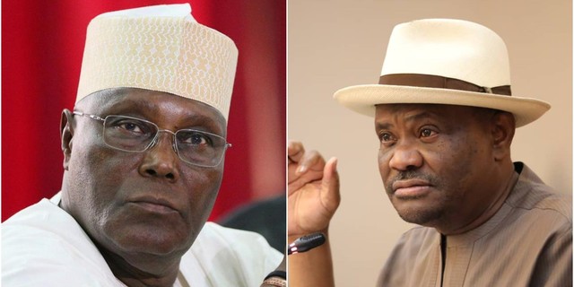 Alhaji Atiku Abubakar and Nyesom Wike. (DailyPost)