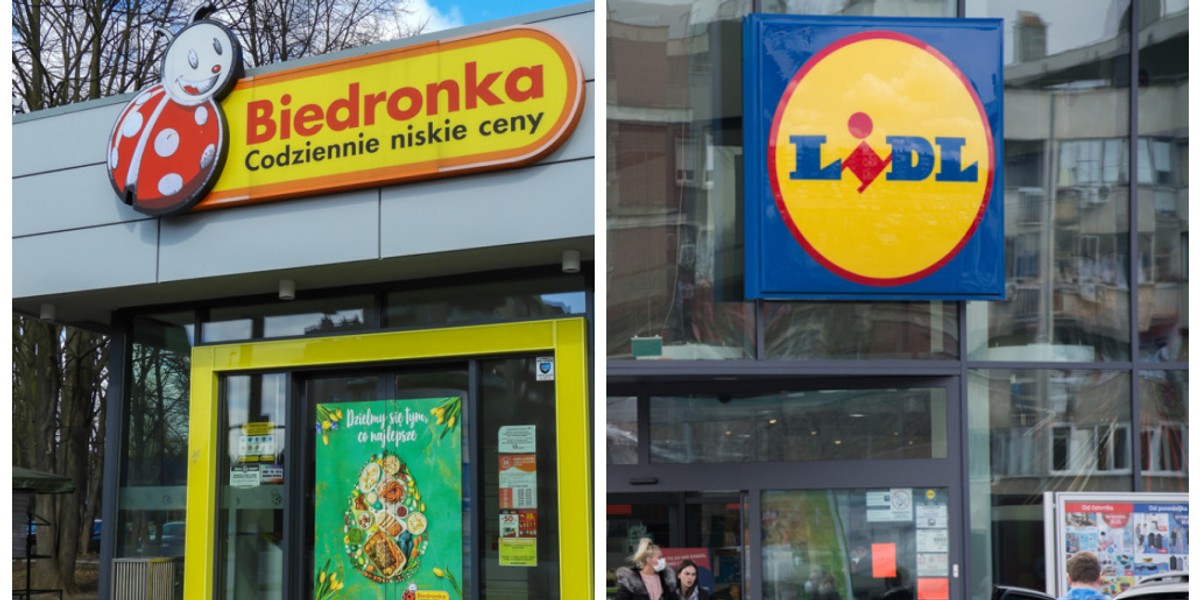 Sieć Biedronka ma ponad 3,1 tys. sklepów, a Lidl dysponuje siecią ponad 750 placówek.