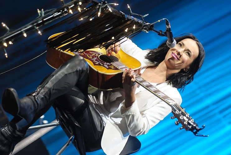 Kasia Kowalska na charytatywnym koncercie w Sali Kongresowej