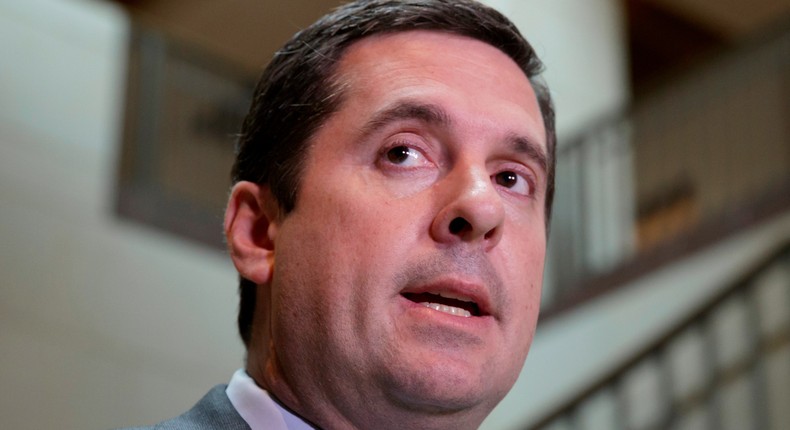 The House Intelligence Committee chairman, Devin Nunes, on Capitol Hill on Friday.