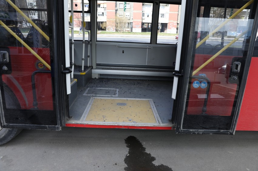 Sudar dva autobusa na Novom Beogradu 