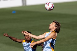 Luka Modric w kadrze Chorwacji na mecz z reprezentacją Polski