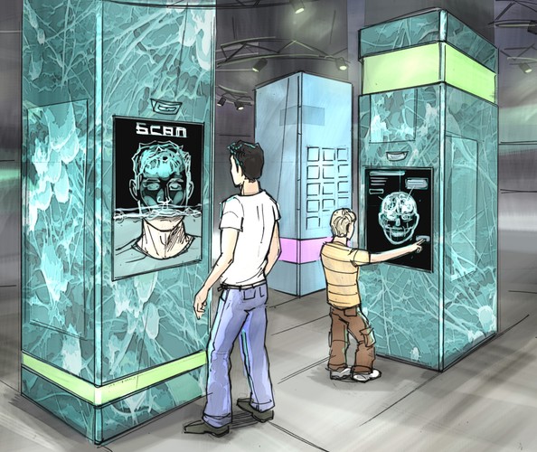 Komputer analizuje emocje zwiedzających