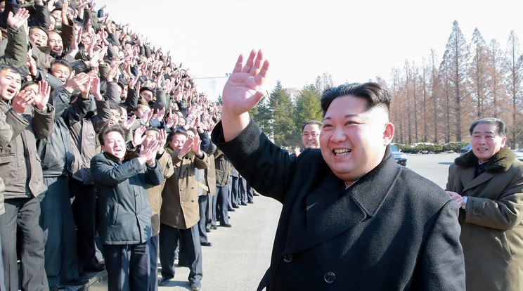 Kim Dzsong-Un /Fotó: AFP