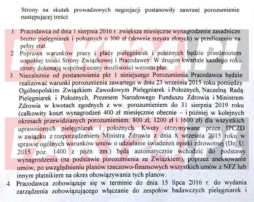 Co wywalczyły pielęgniarki? Mamy treść porozumienia!