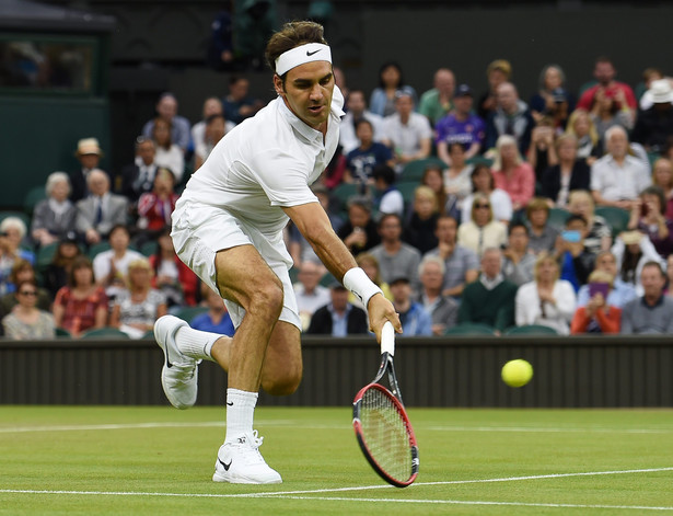 Wimbledon: Federer jako pierwszy w 1/8 finału