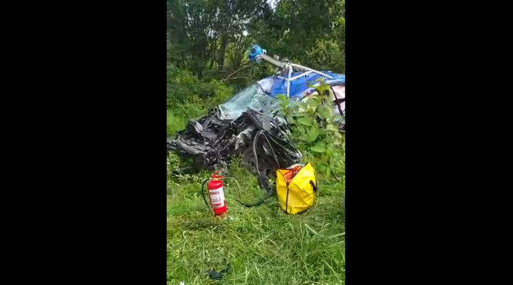 A baleset Romániában történt / Fotó: YouTube