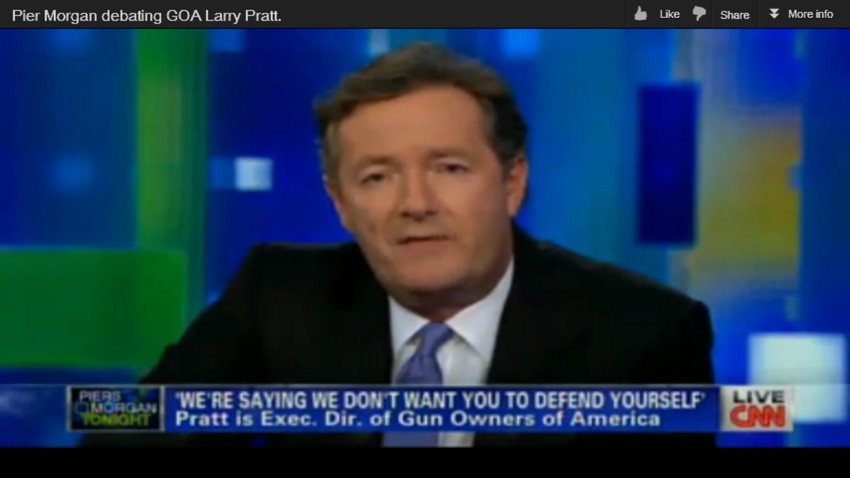 Pirs Morgan odbio je da se povuče sa svog položaja i nastavio da se zalaže za kontrolu naoružanja u SAD