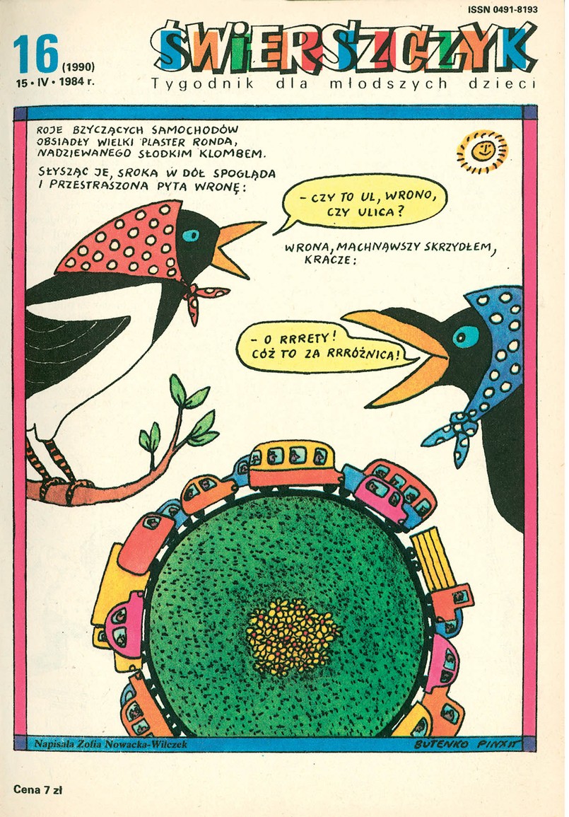 "Świerszczyk" okładka z 1984 roku