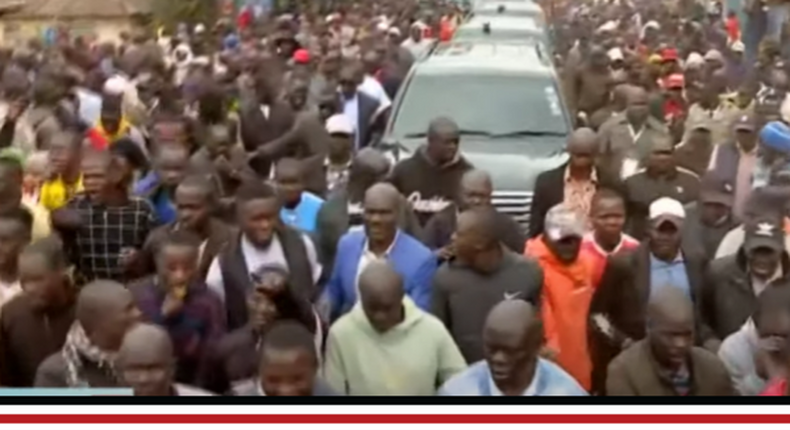 Raila Odinga gets heroes welcome as he votes in Kibra 