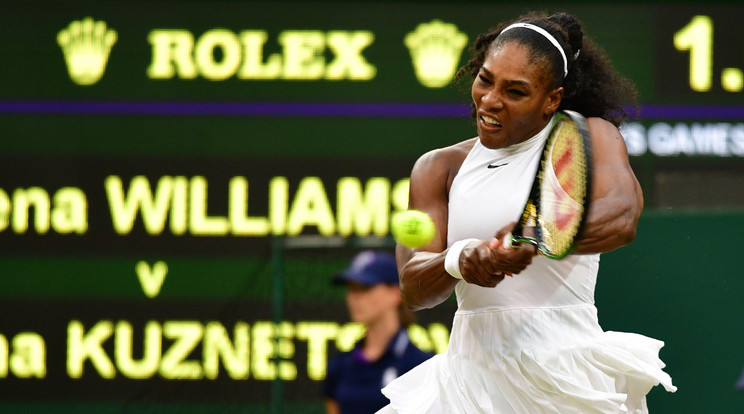 Serena Williams nem ijed meg senkitől, reméli, most meglesz 22. győzelme a Grand Slam-tornákon /Fotó: AFP