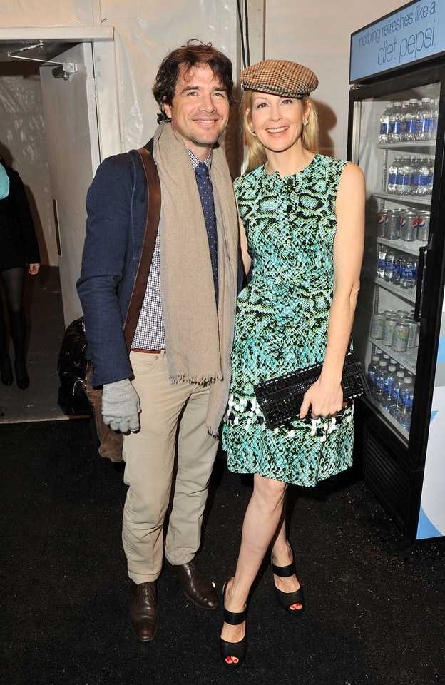 Mathew Settle i Kelly Rutherforf na New York Fashion Week