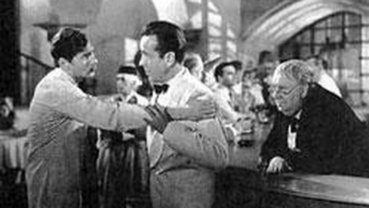 Dramatyczny finał filmu"Casablanca" zajął pierwsze miejsce w rankingu najbardziej romantycznych momentów filmowych.