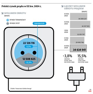 Polski rynek prądu w III kw. 2024 r.
