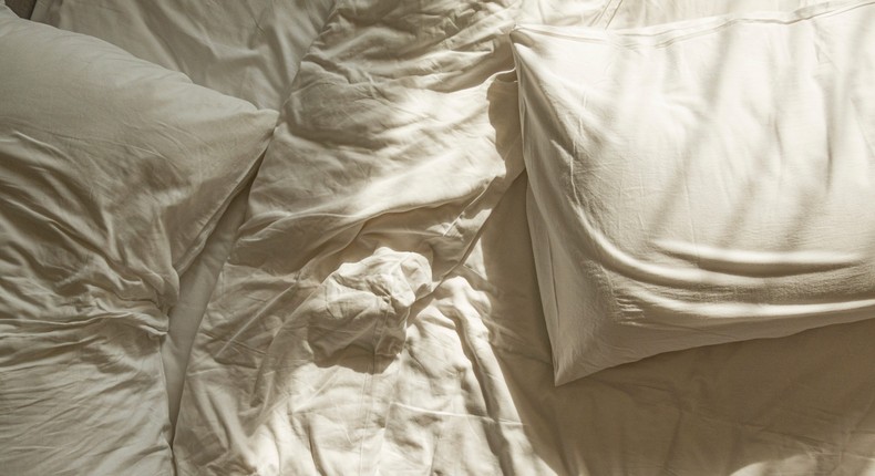 You'll want to consider more than thread count when buying sheets.Jackal Pan/Getty Images