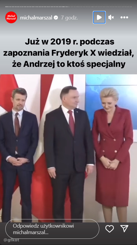 Wizyta króla Fryderyka X w Polsce — memy