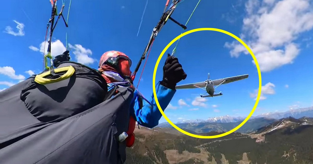 Dramatyczne zderzenie w powietrzu: paralotniarka i samolot Cessna