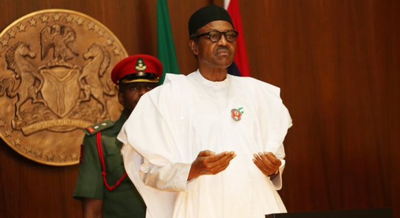 President Muhammadu Buhari presides over FEC meeting in Abuja on January 6, 2015