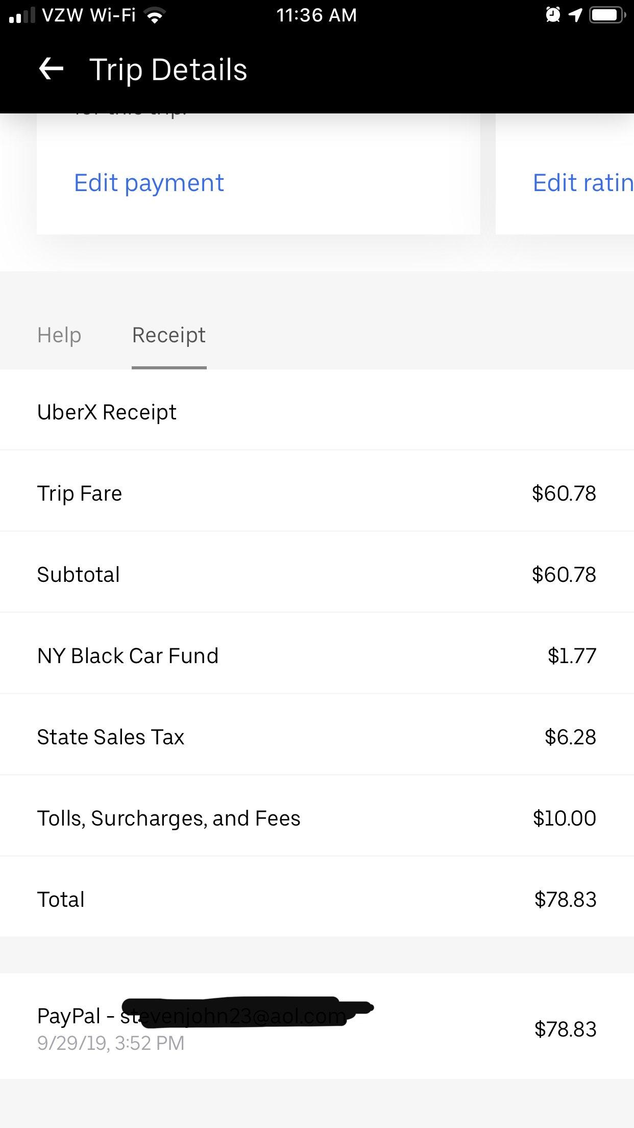 How To Get Uber Receipts Emailed To You Or View Past Receipts In The 