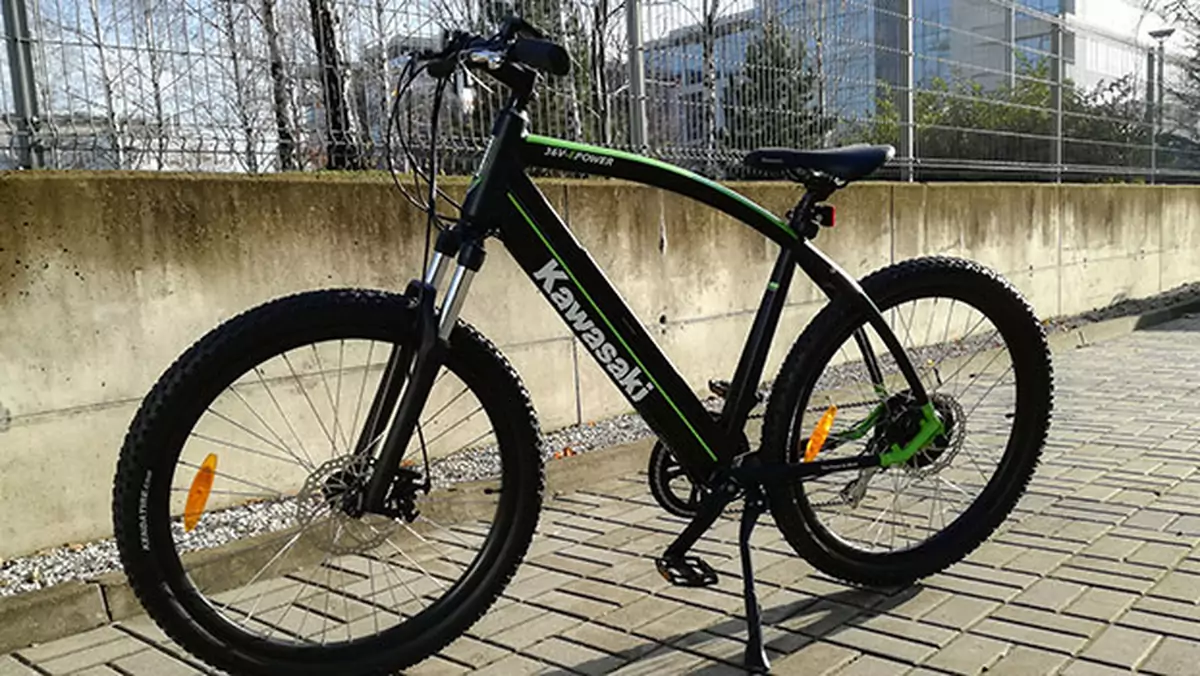 Kawasaki KX-E-MTBFRONT-RBA - test elektrycznego roweru