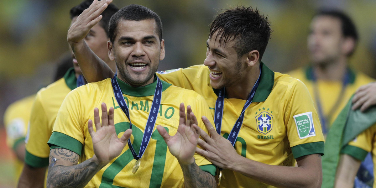 Dani Alves i Neymar.