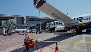 Ilustracija: avion "Rajanera" na aerodromu u Grčkoj