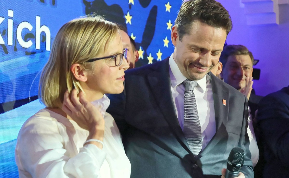 Rafał Trzaskowski z żoną Małgorzatą