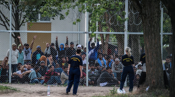 Tavaly a hazai menekülttáborokban többször fellázadtak a migránsok / Fotó: MTI