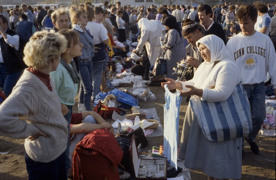 Polenmarkt w Belinie Zachodnim, 1990 r.