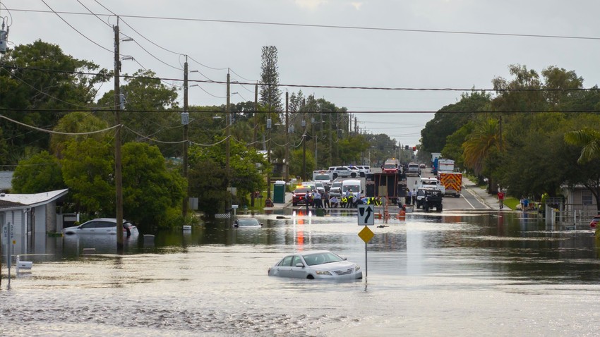 Milton hurrikán Florida áramkimaradás