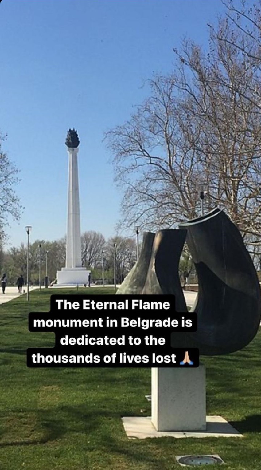 Objava Đokovića o bombardovanju