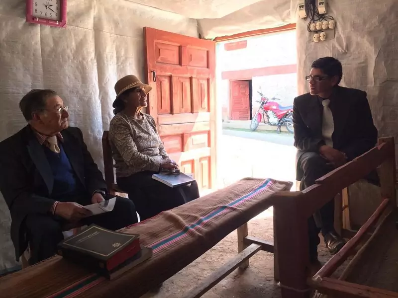 Damian jako świadek Jehowy pionierował w Peru
