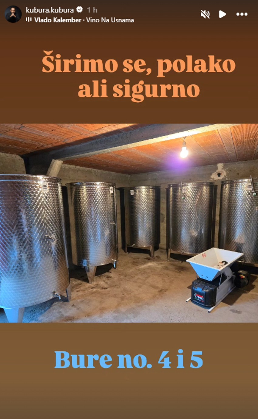 Kubura pokazao vinski podrum