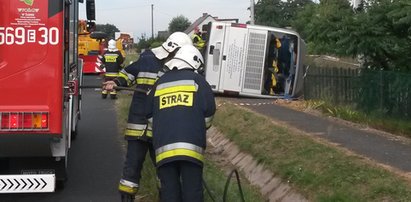 Tragiczny wypadek autokaru. Nie żyje jedna osoba