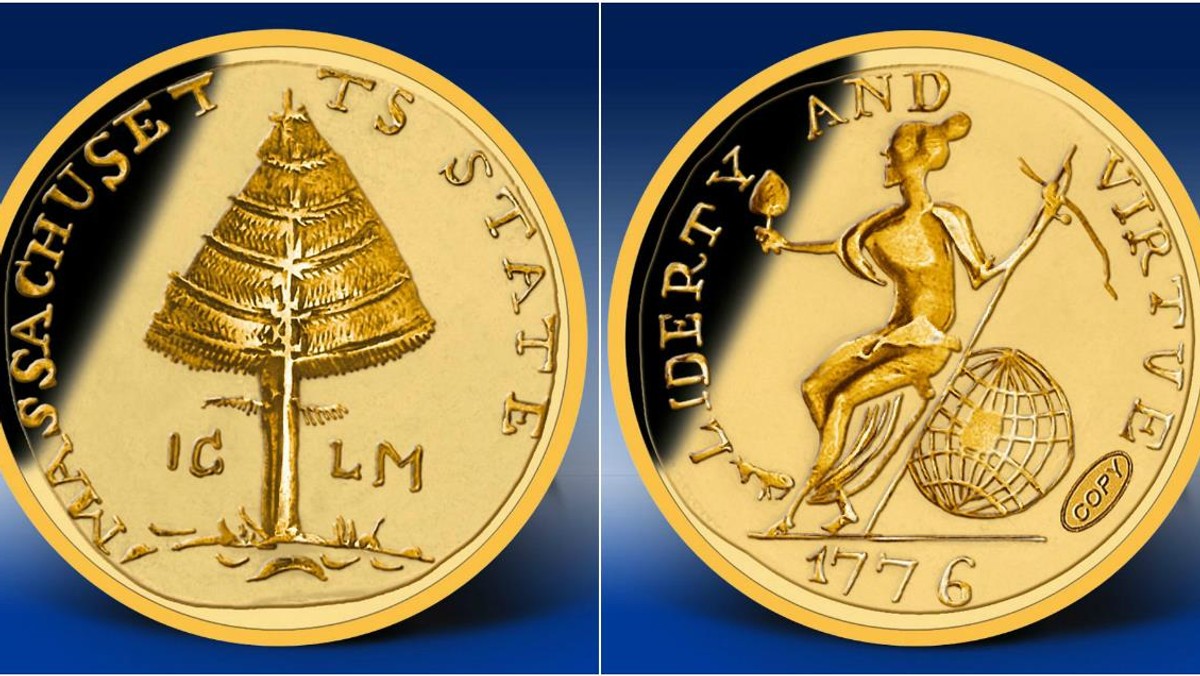 Pine tree coin