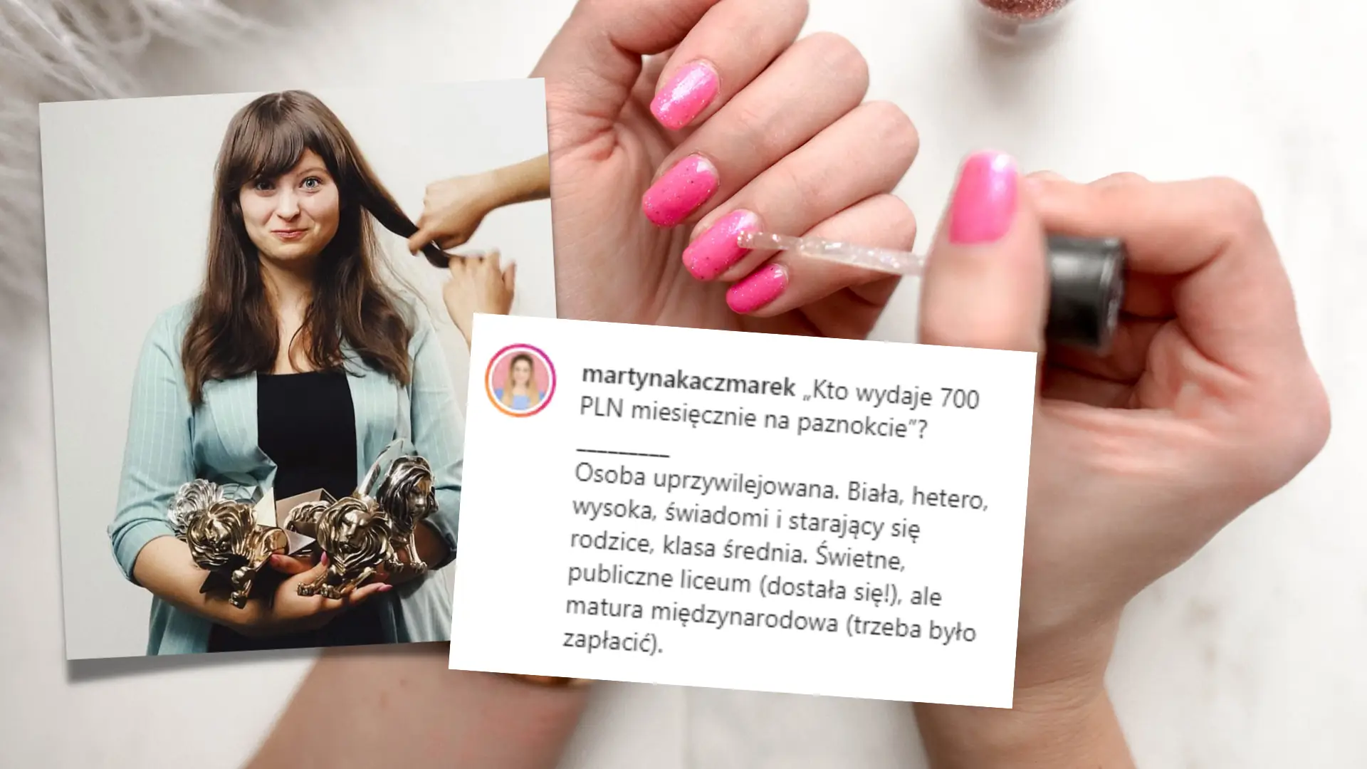 Feministka mówi hejterom, dlaczego wydawała 700 zł na paznokcie. "Przywilej, praca i szczęście"