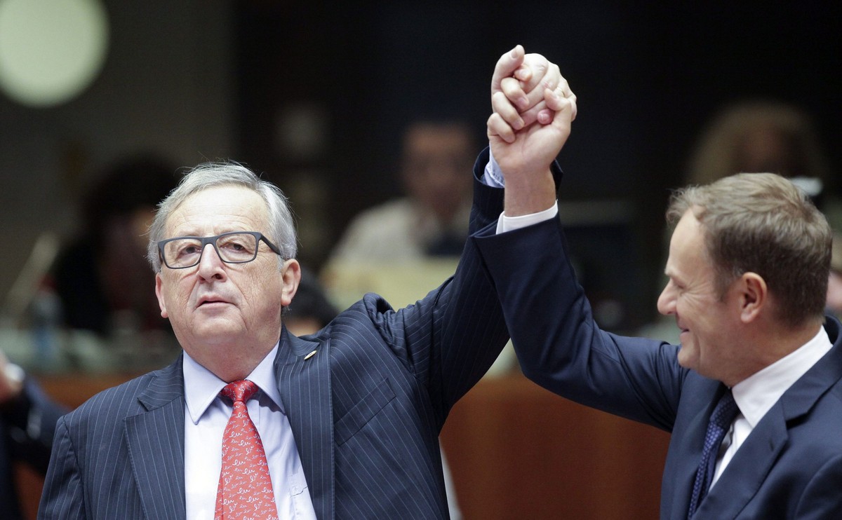 Jean-Claude Juncker i Donald Tusk