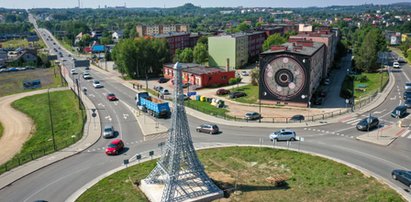 W Rybniku to mają pomysły! Zrobili sobie Paryż na rondzie. To ewenement na skalę Polski!