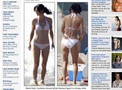 Zobacz 40-letnią gwiazdę w białym bikini