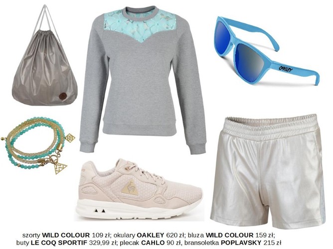 STYLIZACJE z szortami na lato 2015