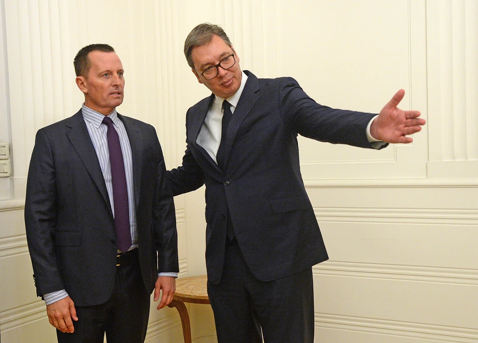 Ričard Grenel i Aleksandar Vučić