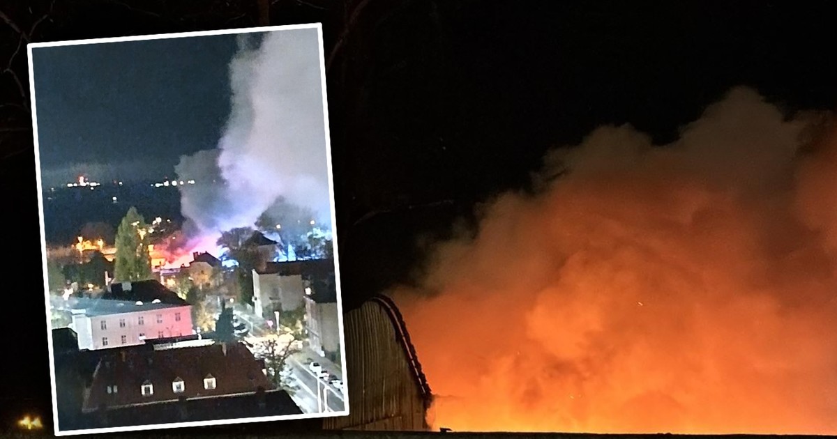 Hala w Inowrocławiu stanęła w płomieniach. Makabryczne odkrycie w pogorzelisku