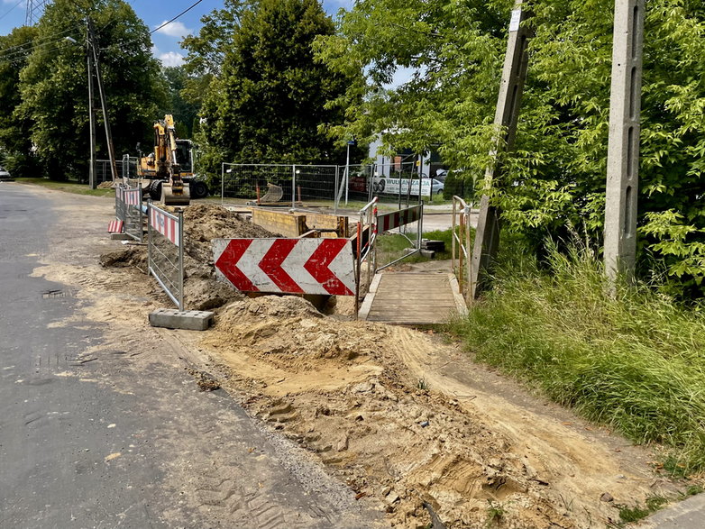 Prace ŁSI na ul. Telefonicznej