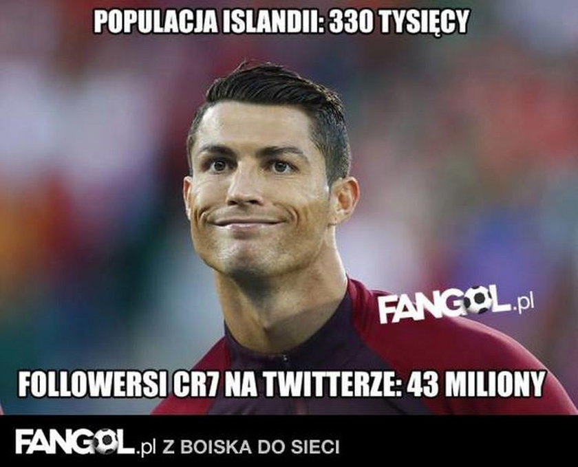 Cristiano Ronaldo nie dał rady Wikingom. MEMY