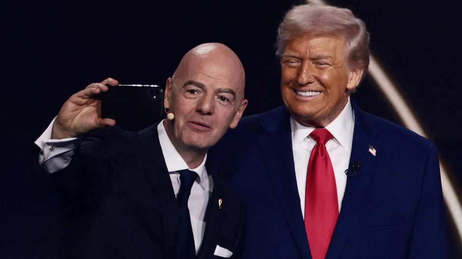 Đani Infantino (levo) i Donald Tramp | Foto: Reuters