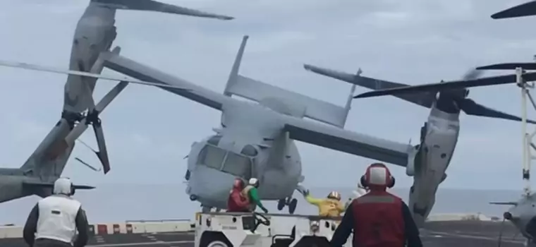 Wstrząsające nagranie z kraksy samolotu V-22 Osprey. Zginęło trzech żołnierzy