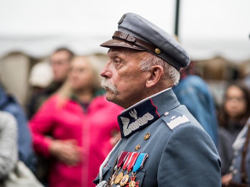 Legiony Piłsudskiego na Piotrkowskiej w Łodzi