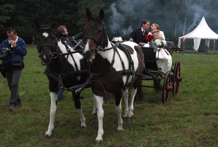 Nie mogło zabraknąć przejażdżki bryczką