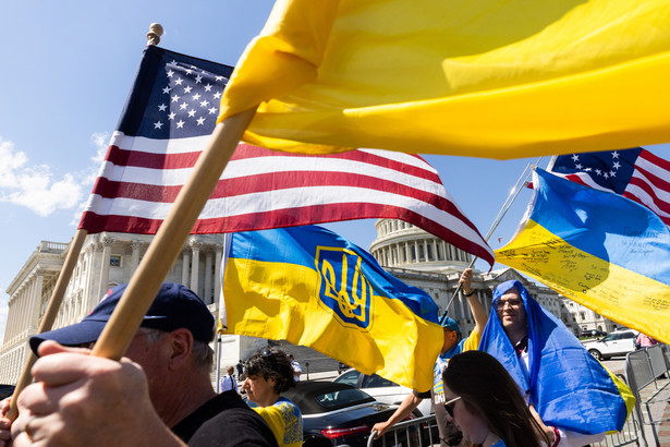 Wsparcie dla Ukrainy przed Kapitolem